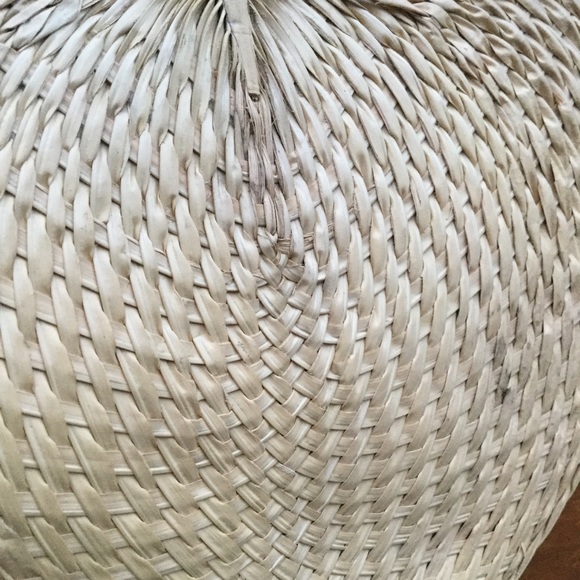 Rattan Wicker "No Smoking" Decor Needlepoint Wall Hanging Boho - Picture 4 of 16